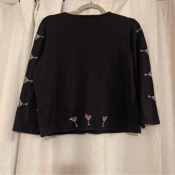 Michael Simon Martini Glass Silk Sweater RARE - Picture 5 of 7